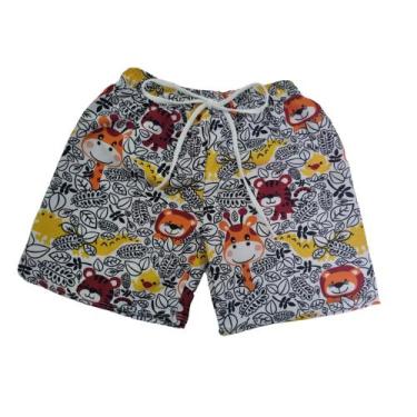 Imagem de Bermuda Infantil Menino - Estacoes da moda , Branco safari, 4