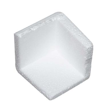 Imagem de Cantoneira Proteção Isopor Quadrado 8X8Cm 50 Unidades