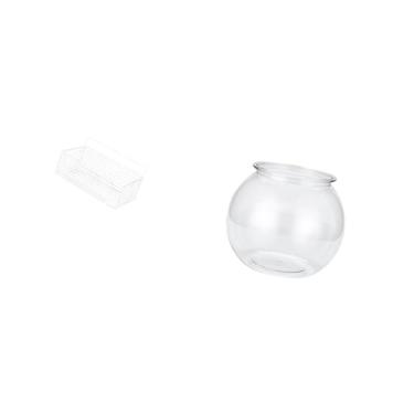 Imagem de Fenteer Habitat Aquático de Cristal para Quarto E Sala de Estar, Decoração de Mesa para Casa, Vaso Faça Você Mesmo, Enfeite Transparente para Aquário Pequeno