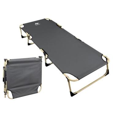 Imagem de Cama Dobrável c/ Encosto Ajustável Albatroz (Até 150kg) - ZDC-6004C - 