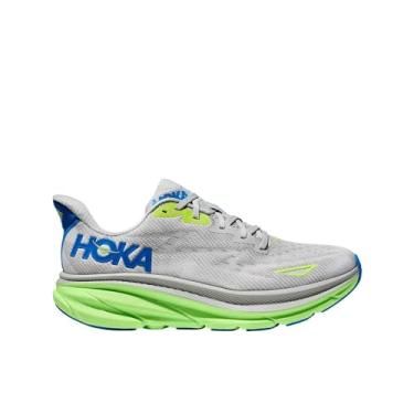 Imagem de Hoka Clifton 9 Tênis masculino, Stardust/Electric Cobalt, 40, Poeira estelar/cobalto elétrico, 41