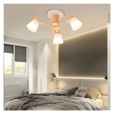 Imagem de - Lustre de vidro compatível com sala de estar, quarto, sala de jantar, cozinha, iluminação, lustres suspensos de teto E27, lâmpadas de lustre