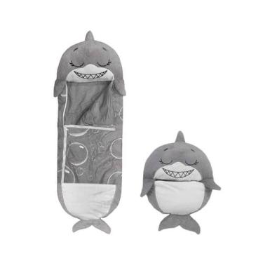 Imagem de Saco de dormir Tiburon com travesseiro para crianças 120x50 cm - Light