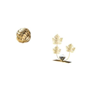 Imagem de Fenteer Escultura de Nó de Novelo de Lã Estética, Estatueta de Cerâmica, Ornamento para Amigos, Entrada, Sala de Estar, Cômoda, Folhas, Estante, Está