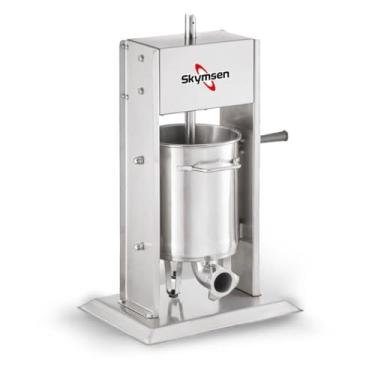 Imagem de Ensacadeira Manual De Linguiça Vertical Skymsen El10v 10 Litros Inox 707147