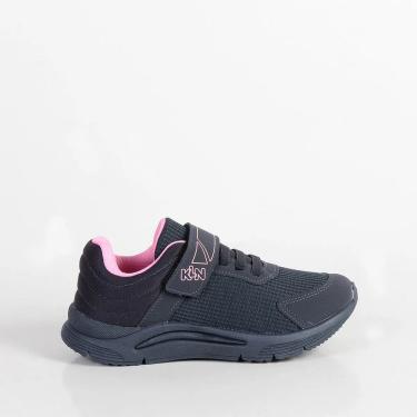 Imagem de Tênis Esportivo Menina Klin Calce Fácil Marinho/Rosa 480052
