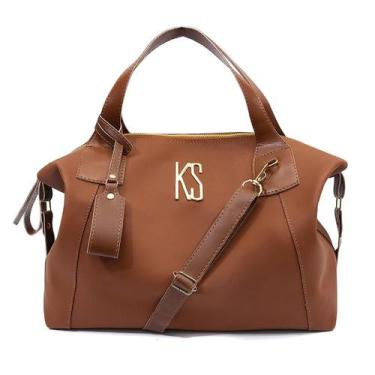 Imagem de Bolsa Feminina Milão Basic Com Alça Tiracolo Alça de Mão - Rosana Nobr