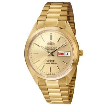 Imagem de Relógio Orient Masculino Ref: 469wc2nh C1kx Automático Dourado