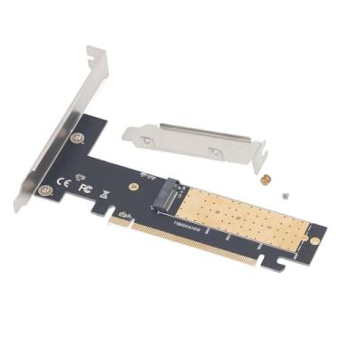 Imagem de Placa adaptador PCIe X16 para M2 profissional de alta velocidade PCI Express para M2 SSD adaptador com defletor de meia altura total para PCB de expansão de placa-mãe de computador desktop