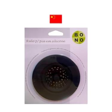 Imagem de BONO RALO P/PIA SILICONE PRETO 11.30cm - Ralo de pia em silicone. Origem: China