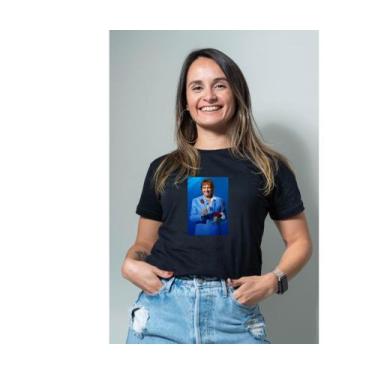 Imagem de Camiseta 100% algodao roberto carlos ofereco flores unissex - KYROS, P