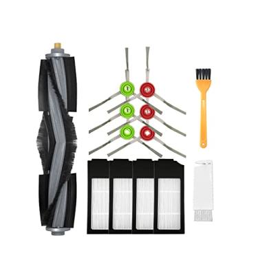 Imagem de Compatible With Ecovacs Deebot X1 Omni Accesories Robot Vacuum Cleaner Mop Cloth Dust Bag HEPA Filter Main Brush Rag Replaceable Spare Parts(Chocolate)