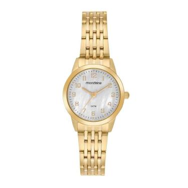Imagem de Relogio Mondaine Feminino Ref: 99830lpmvda1 Social Aço Dourado