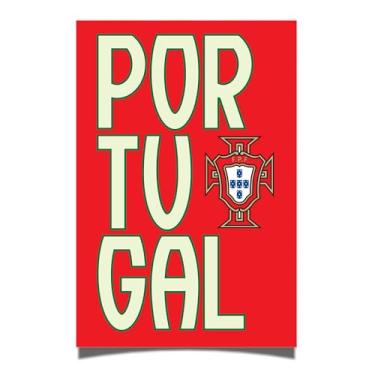 Imagem de Desert Cactus Pôster da Federação Portuguesa de Futebol de Portugal FPF Seleção das Quinas Futebol Futebol 28 x 43 cm Decoração de Escritório Decoração Oficial Fan Gear (28 x 43 cm, Versão I)