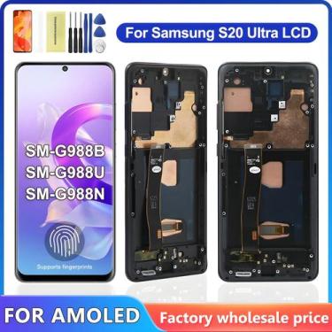 Imagem de Substituição De Tela LCD AMOLED TFT Para Samsung S20 Ultra 5G, Display