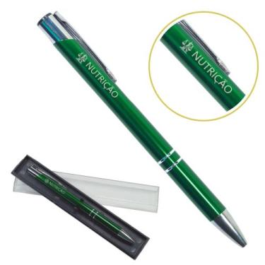 Imagem de Caneta Personalizada Cursos Metal Profissional Coloridas Nutrição - ou