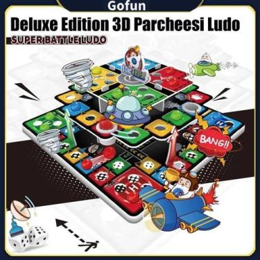 Imagem de Jogo de tabuleiro 3D Flying Chess Parcheesi Ludo para crianças de 6 an