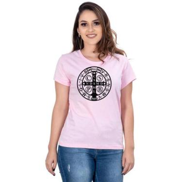 Imagem de Camiseta Country Feminina Algodão Gola Redonda Manga Curta - Campero, 
