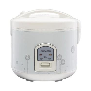 Imagem de Panela eletrica de arroz 10 xicaras 700w branca riso 127v agratto, 110