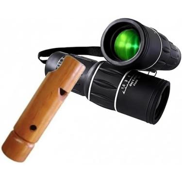 Imagem de Apito De Madeira Juriti 36 Pomba Asa Branca, Pomba-carijó + Luneta Observação de Pássaros