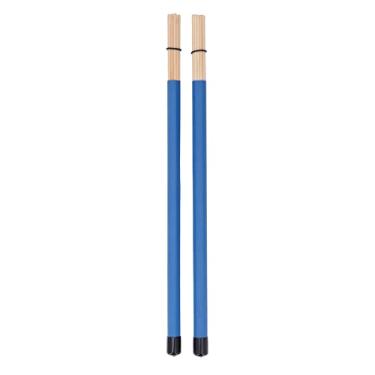 Imagem de RiToEasysports Ferramenta de Percussão de Bambu da Escova do Tambor para o Tambor do Jazz Jogo, Conjunto Ideal Malho da Vara de 2 Pces para o Entusiasta (Azul)