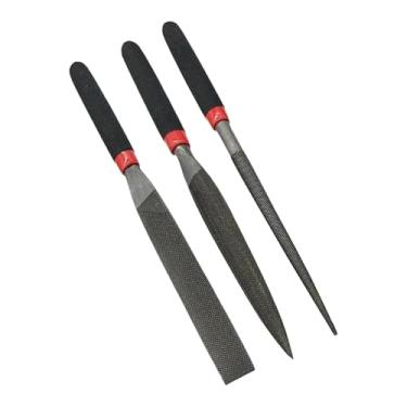 Imagem de Generic Mini limas de agulha, ferramentas de lima, limas manuais, conjunto de pequenas de aço para artesanato em couro, hobbies e metal, 3 Pecas