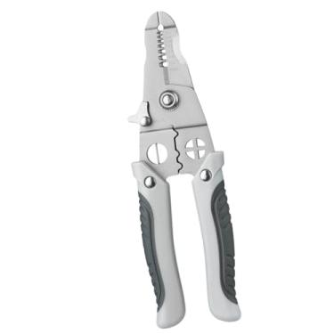 Imagem de Alicate multifuncional para cortar cabos, descascador de fios, ferramentas profissionais para cortar e frisar, clipar, clipagem de cabos, Climpar 7 em 1, Kapbom