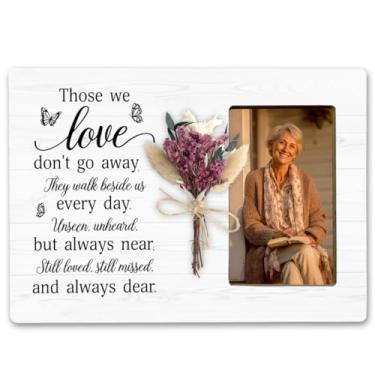 Imagem de Porta-retrato buquê de presentes de memorial para perda de um ente querido, porta-retratos de simpatia, aqueles que amamos não vão embora