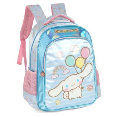 Imagem de Mochila De Costas Cinnamoroll Amigos Da Hello Kitty Azul