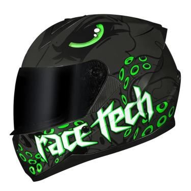 Imagem de CAPACETE RACE TECH SECTOR KRAKEN TITÂNIO-Unissex