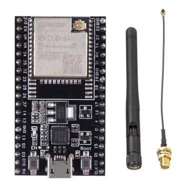 Imagem de Placa Modulo Esp32-Wroom-32U Cabo & Antena Wifi