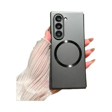 Imagem de Capa Magnética Ultra Fina Com Pintura Metálica Para Samsung Z Fold 7 6