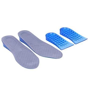 Imagem de Yinhing Palmilha de Aumento Com Absorção de Choque Palmilha de Aumento de Altura de 5 Cm Almofada de Inserção de Sapato Elástico para Homens e Mulheres Serve Nos Tamanhos 39 43 Solução de Calçado Confortável e de suporte. (S (35-39 jardas))