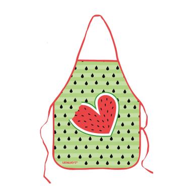 Imagem de Avental Infantil Leonora Plástico Decorado Melancia