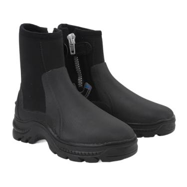 Imagem de Ymiko Botas de Mergulho Impermeáveis ​​de Neoprene Com Sola de Borracha, Sapatos Grossos de Corte Alto para Mergulho Com Snorkel, Natação e Surf Calçados de Unissex Com Forro Macio (#16)