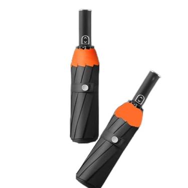 Imagem de LMJYU Guarda-chuva à prova de vento totalmente automático para homens e mulheres guarda-chuva dobrável