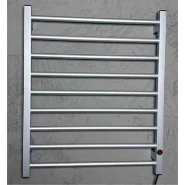 Imagem de Toalheiro elétrico de 9 barras, adequado para 2 toalhas de banho, dupla voltagem(127/220,Prata)