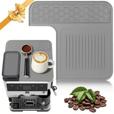 Imagem de Tapete superior para máquina de café expresso Ninja Luxe ES601 ES701, protege a superfície superior, antiarranhões, fácil de limpar, resistente ao calor, tapete de silicone antiderrapante para