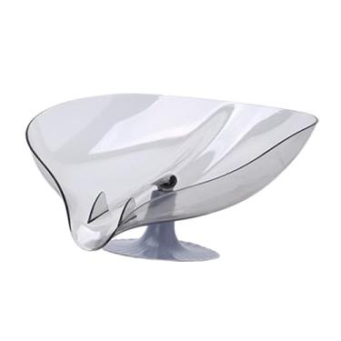 Imagem de aqxreight Suporte de Drenagem de Ventosa para Lavar Louça, Bandeja de Armazenamento de Bola de Esponja, Organizador de Drenagem de Plástico para Pia de Cozinha, Lavagem Rosa, Incluindo Bolas de