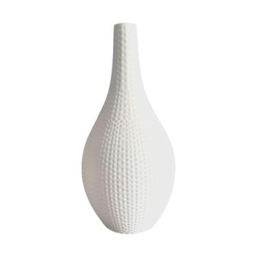 Imagem de Bothyi Vaso Minimalista para Arranjos de Flores Secas, Vaso Decorativo para Entrada, Lareira Ou Sala de Jantar, Branco
