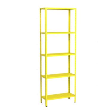 Imagem de Estante Aço 5 Prateleiras Livros Cozinha Quarto Eaf014 Amarelo