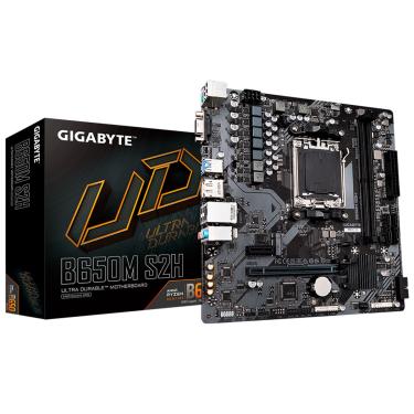 Imagem de Placa Mãe Gigabyte B650M S2H, AMD Socket AM5, DDR5, Micro ATX - B650M-S2H (rev.1.2)