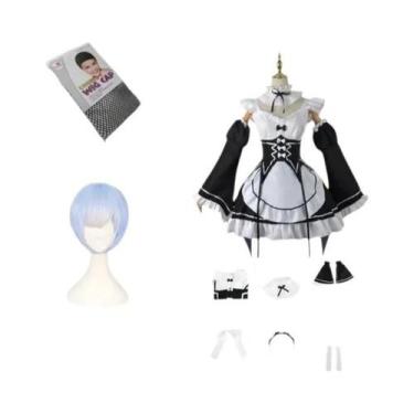 Imagem de Fantasia De Cosplay De Maid Lolita Para Mulheres, Vestido De Festa De 