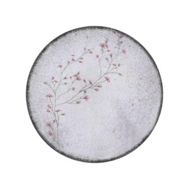 Imagem de Prato Raso Em Porcelana Decorada Floralis 25 Cm Tramontina