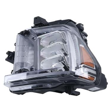 Imagem de YLQASOON Conjunto de farol do lado direito do passageiro com lâmpadas e módulo 86788464 84738615 compatível com GMC Sierra 2500 3500 HD 2020-2023