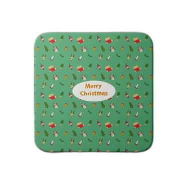 Imagem de Ladrilho Decorativo de Cerâmica Estampa Natalina Para Decoração Festiva