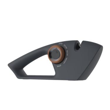 Imagem de Afiador de facas manual profissional 5 estágios em 1 para a maioria dos chefs de cozinha/serrilhado/pão/bolso/facas de caça, tesouras, com base antiderrapante e design ergonômico de afiação da UK