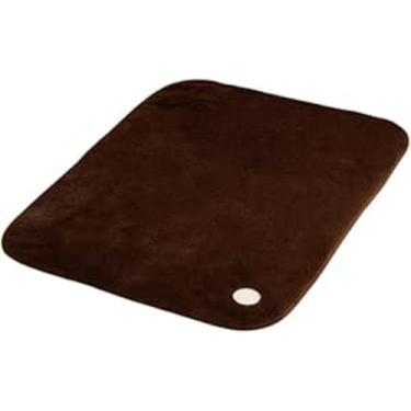 Imagem de Tapete Multiuso Felpudo Premium, Marrom, 40 x 60 cm, Para Sala e Quarto, Material Macio