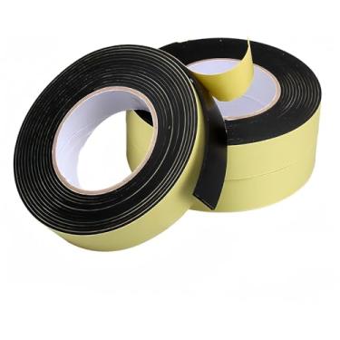 Imagem de Fita adesiva de esponja de um lado fita adesiva fita climática 1 mm de espessura 10 m de comprimento 40 mm de largura fita de cola de espuma para isolamento de porta de janela, preto 1 rolo