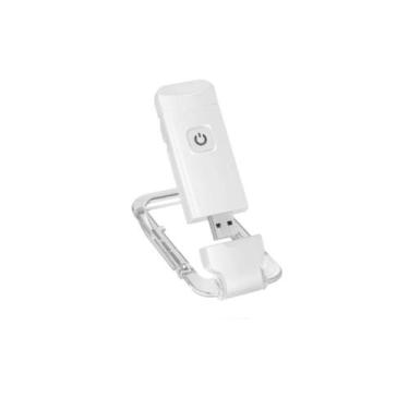 Imagem de Luz de Leitura LED USB Recarregável Com Clipe Portátil Luminária Compa